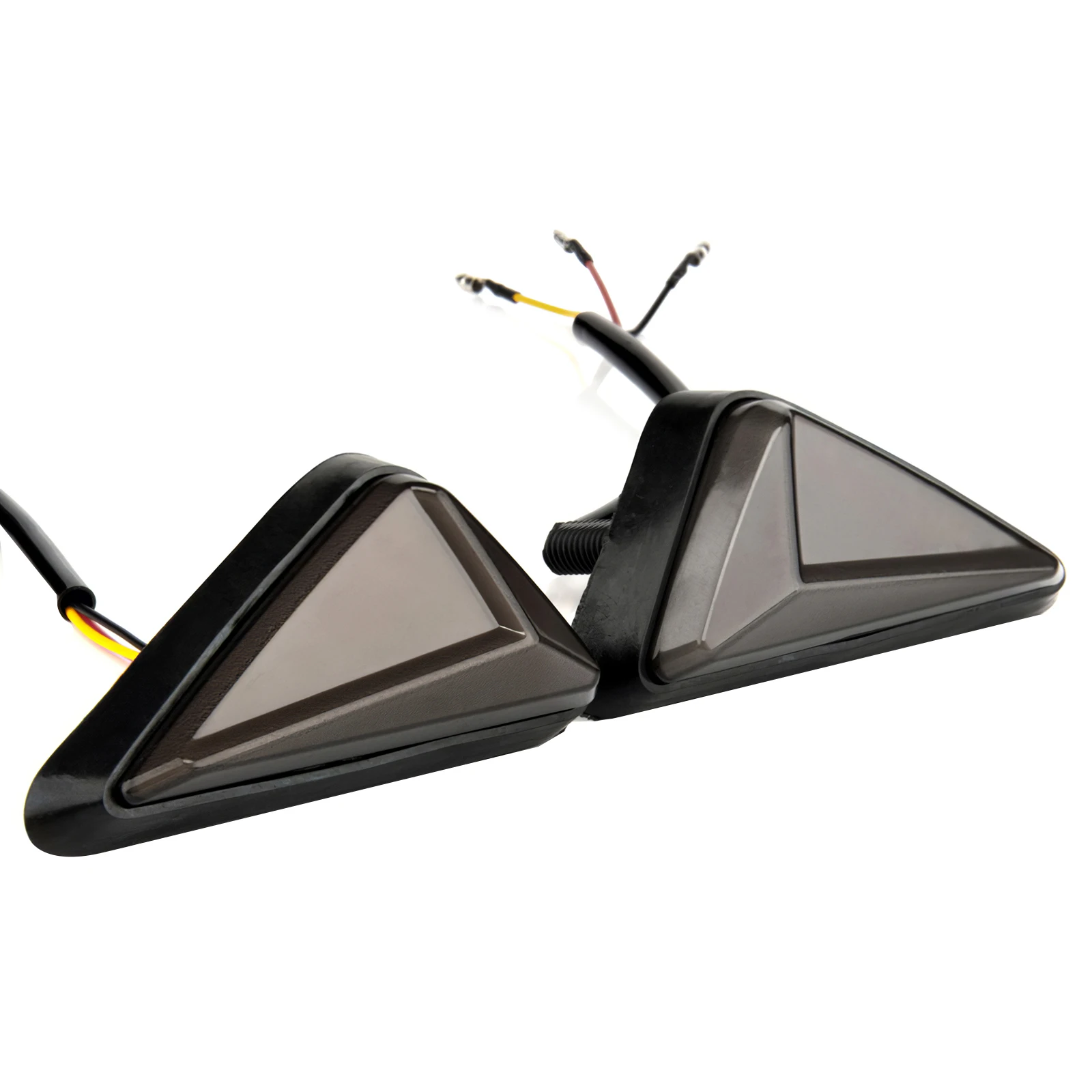 2 шт. встраиваемый треугольный светильник с поворотниками Для Мотоцикла яркий