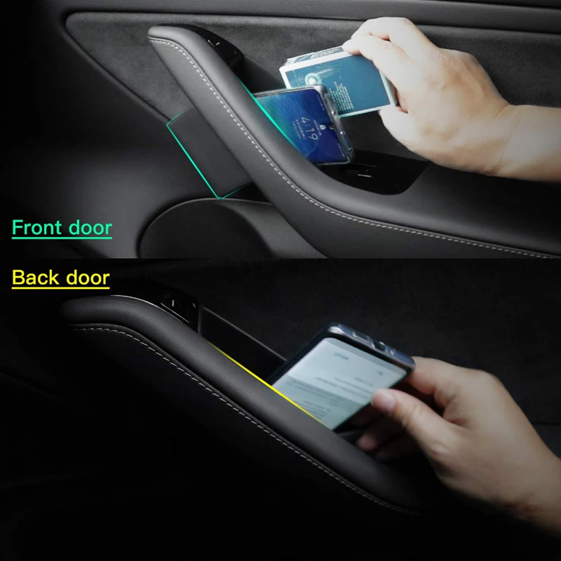 Для Tesla Model 3 коробка для хранения пассажиров лоток Органайзер ручка карманные