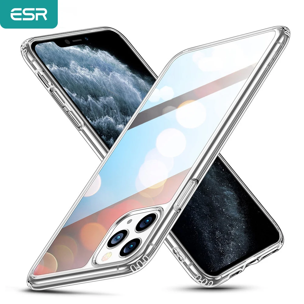 Стеклянный чехол ESR для iPhone XS XR Max защитный из закаленного стекла + рамка ТПУ Apple