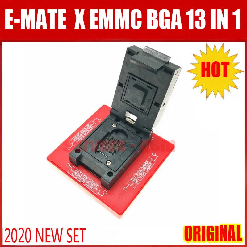 Новинка 2021 высокоскоростная фотография EMMC / ICs BGA 13 в 1 поддержка eMMc BGA100/136/153/162/168/221