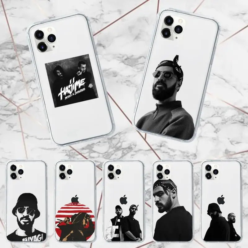 

Hajime MiyaGi Andy Panda Phone Case Transparent for iPhone 7 8 11 12 13 mini pro X XS XR MAX Plus