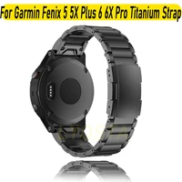 replacement watch bands titanium alloy bracelet wristbands straps accessory for garmin fenix 6x6x pro5x5x plus935945s60