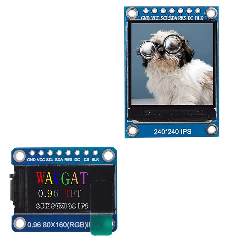 2 шт. Ips Spi Hd 65K полноцветный Tft-модуль St7735 флэш-дисплей 3 В интерфейс для Arduino Diy 0 96