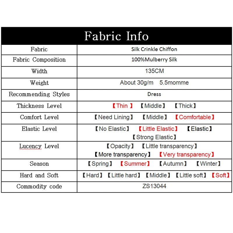 The Cloth Black Printed Crinkle Chiffon 100% silk Materials Summer Dress DIY clothes fabrics Freeshipping | Дом и сад