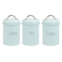 nordic metal storage jars tea coffee sugar sealed box kitchen dry food organizer jar milk powder sealing container