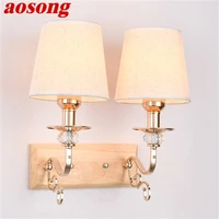 aosong wall lights contemporary luxury indoor led sconces lamps for home corridor