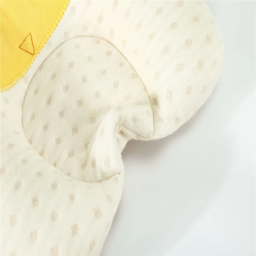 Подушка для новорожденных с рисунком лисы хлопковая дышащая предотвращает