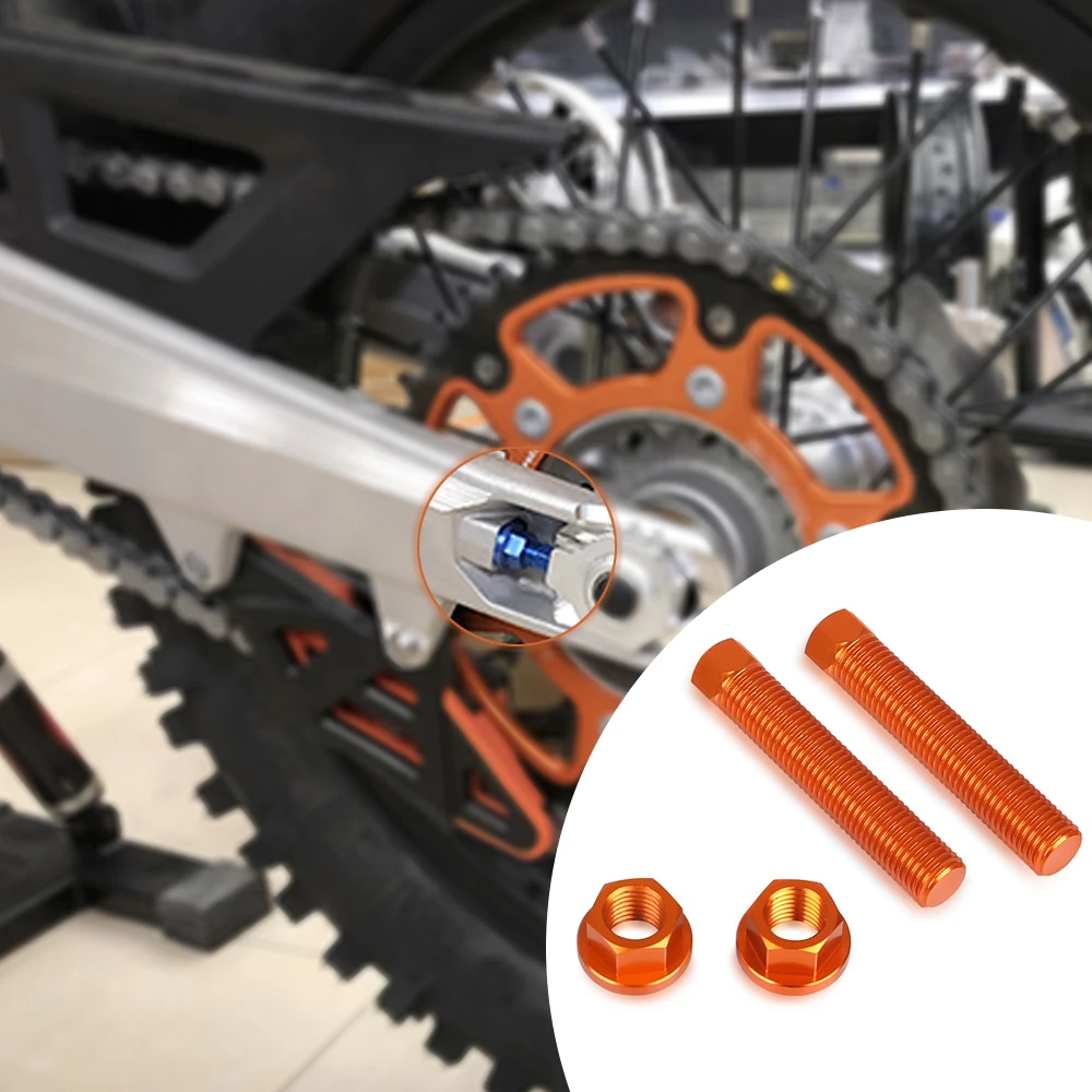 

Motorcycle Rear Axle Blocks Chain Adjuster Bolt Accessories For 350XCF XCFW 350EXCF SXF 350SXF 2014-2021 2015 2016 2017 2018