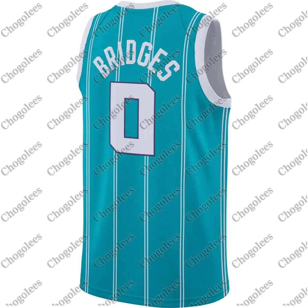 

Men Basketball Jersey Miles Bridges Charlotte 202021 Swingman Jersey Teal Icon Edition