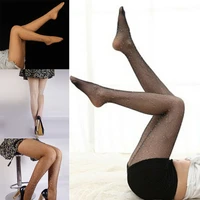 women sexy fishnet stockings diamond mesh tights ladies shiny rhinestone nylon pantyhose stockings hollow out over knee socks
