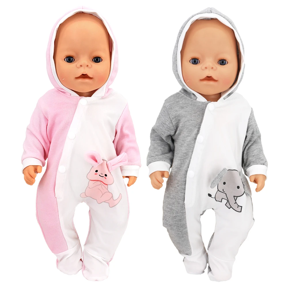 Кукольная одежда 16 18 дюймов комбинезон с длинным рукавом комбинезоны подходит