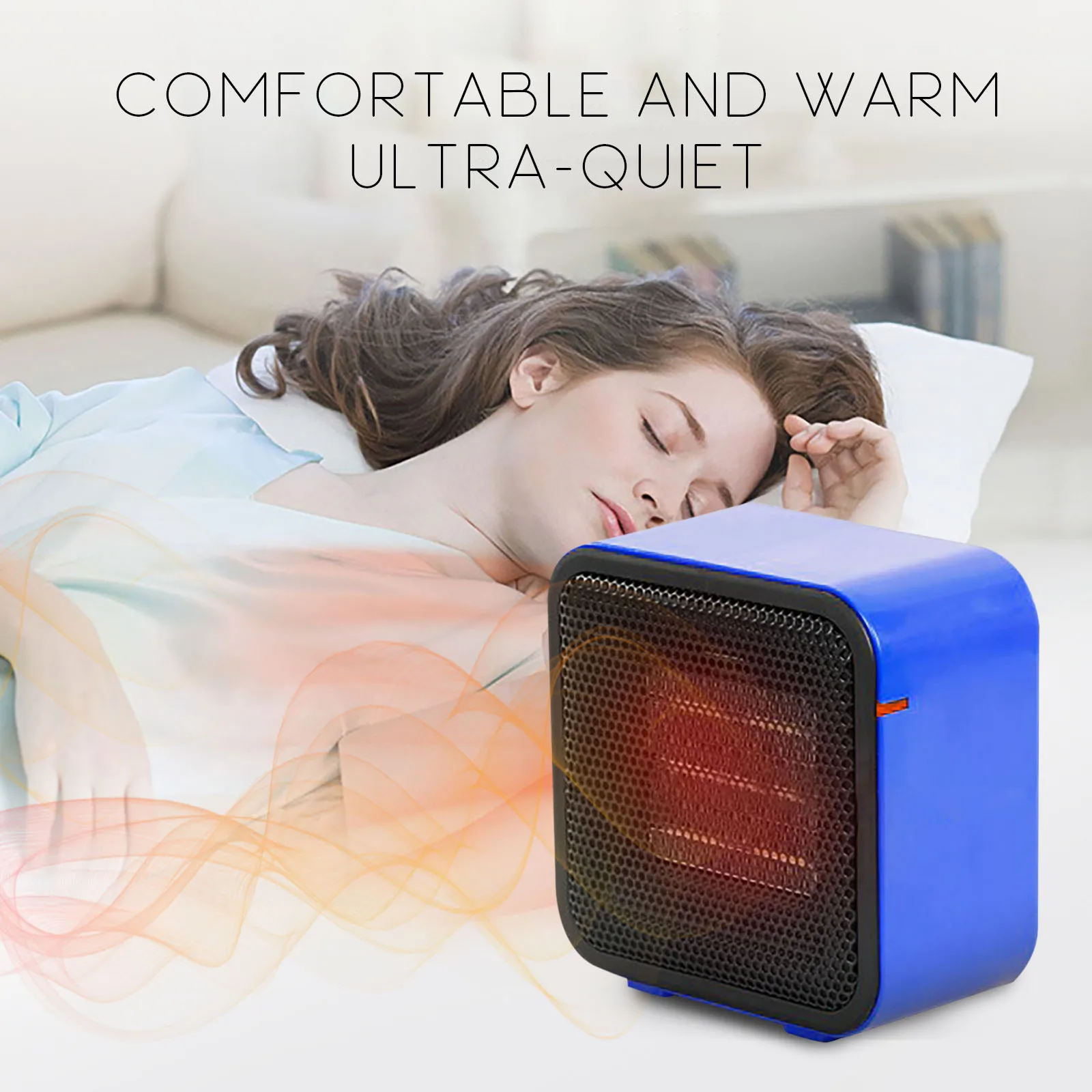 900 Вт Мини Портативный электрический нагреватель настольный вентилятор теплого