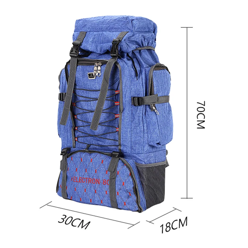 Открытый походный рюкзак для кемпинга большая емкость водонепроницаемая