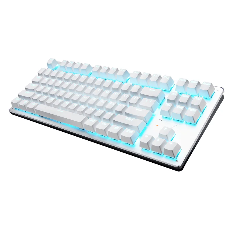 

Mechanical Keyboard Game Keyboard Bluetooth Type-C 2.4G wireless Blue Switch 87key teclado mecanico For Computer Laptop Phone