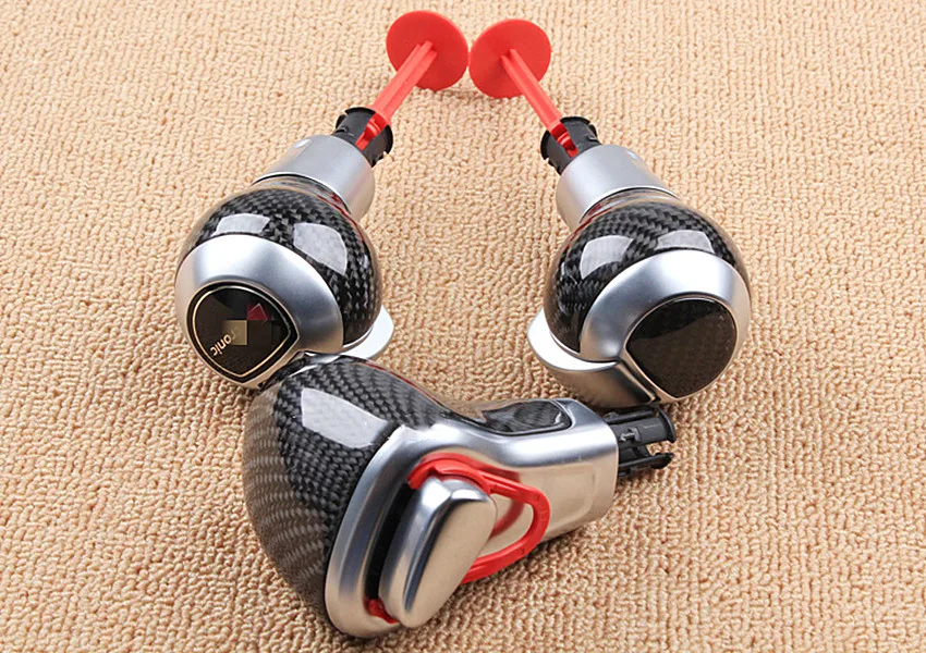 Рычаг переключения передач konb из углеродного волокна Хромированная ручка