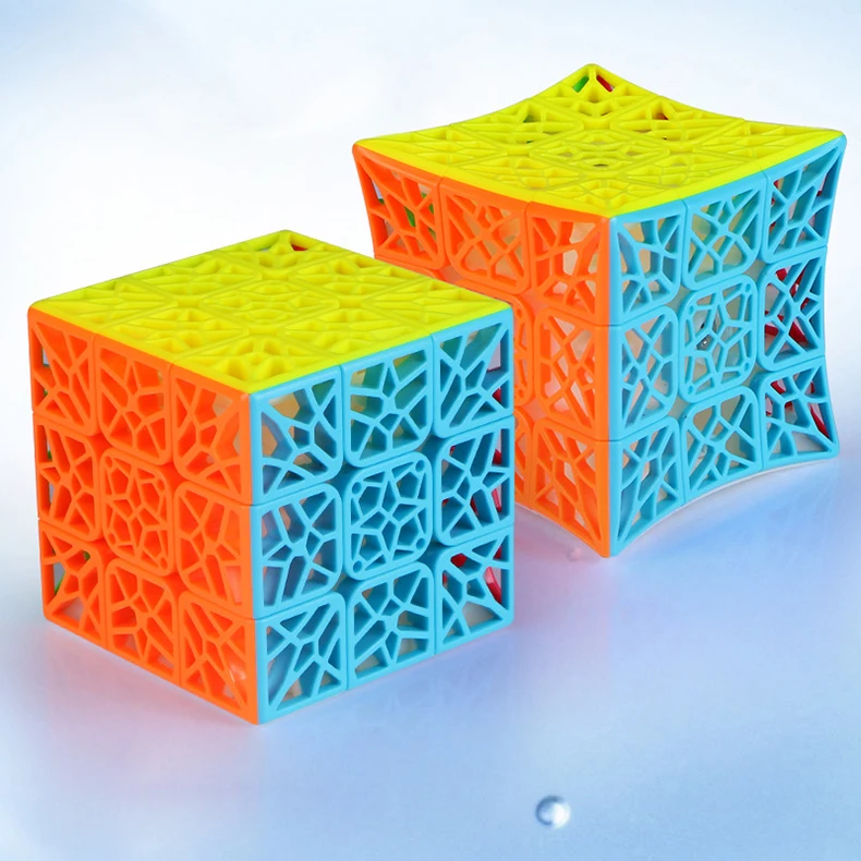 QiYi DNA самолет вогнутый 3x3x3 волшебный куб Cubo Magico платье рельефная игрушка Развивающие игрушки для детей 6 лет рождественские подарки