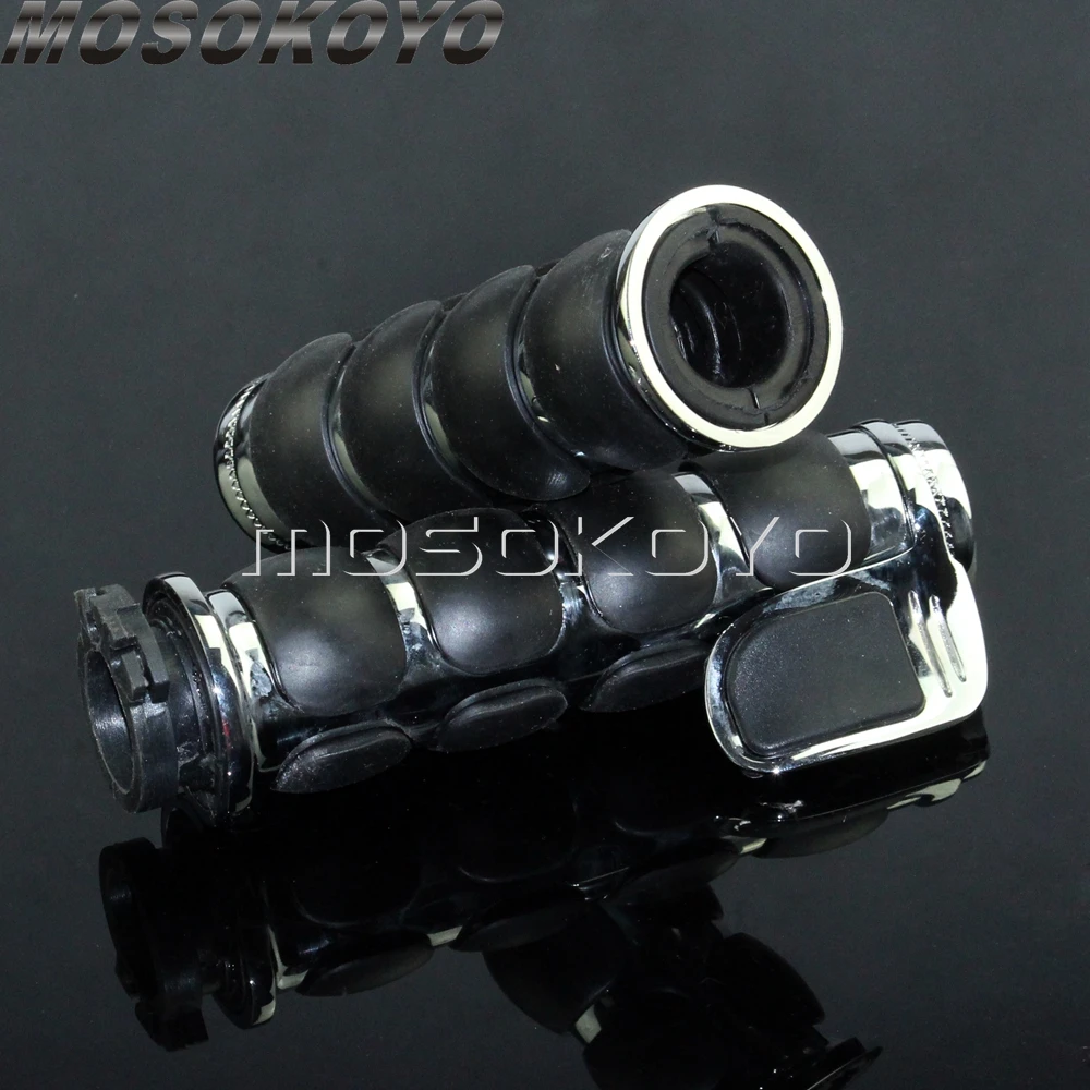 Руль мотоцикла 7 8 дюйма/25 мм для Harley Yamaha Honda Shadow Aero VT750 VTX1300 VTX1800 универсальные ручки