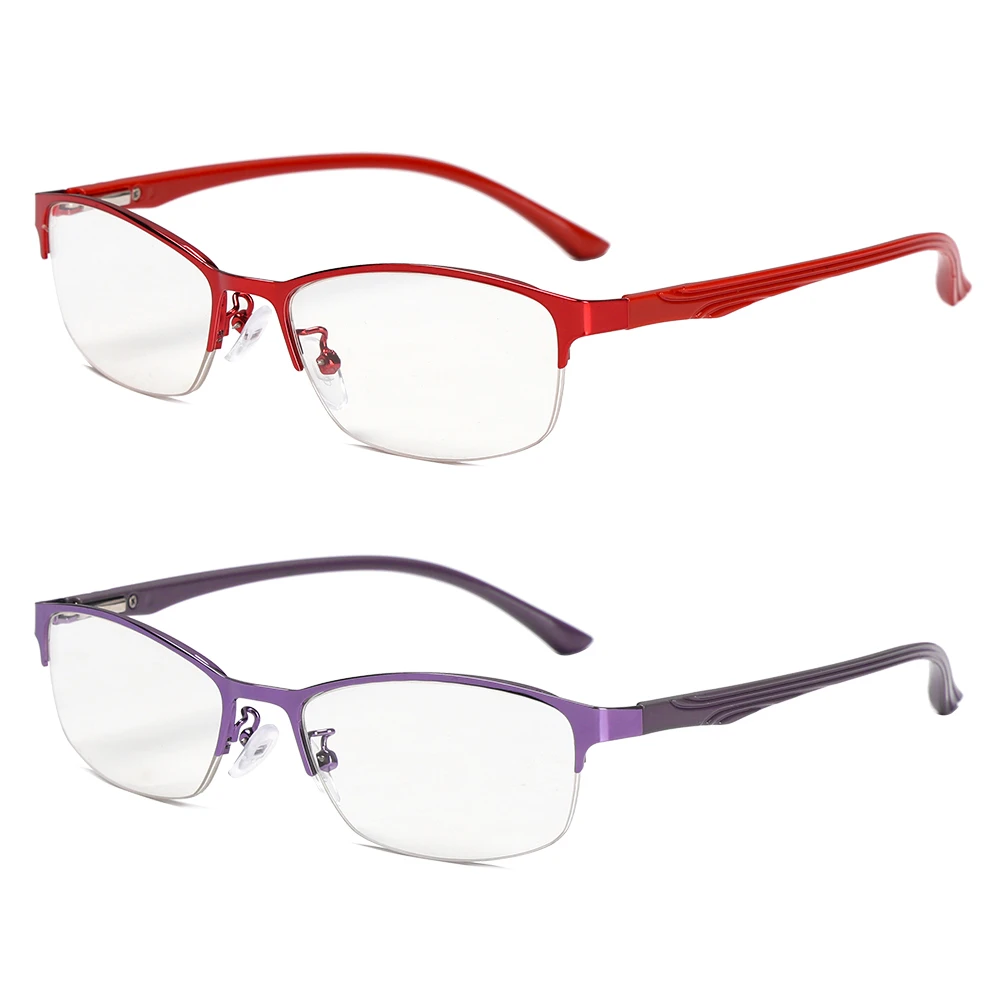 Мужские и женские очки для чтения квадратные пресбиопии металлические TR90