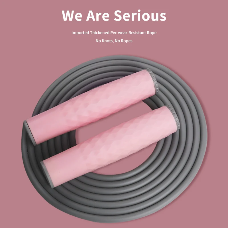 

Rapid Speed Jump Rope Adjustable Tangle Free PVC Skipping Rope Aerobic Exercise Fitness Training Workout