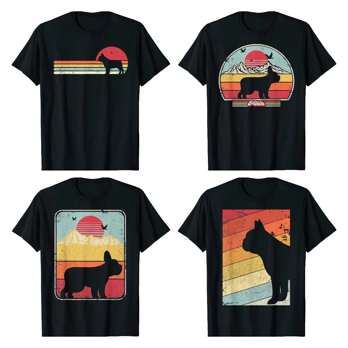 

New French Bulldog T Shirt for Male Print Camiseta 100% Cotton Tees Nice Short-sleeved Round Neck for Dog Lover