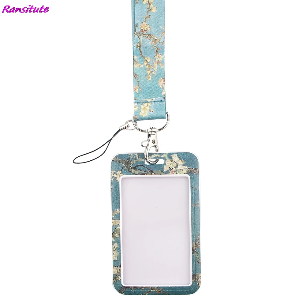 Модный держатель для карт с рисунком Ван Гога ремешком | Канцтовары офиса и дома