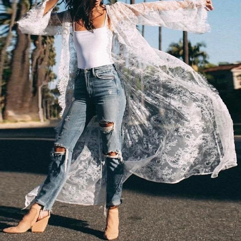 Платье для сна женское прозрачное длинное нижнее белье одежда | Женская