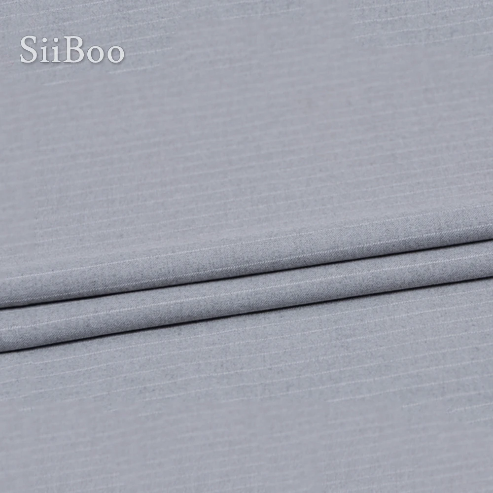 Европейский стиль весна-осень серая полосатая льняная ткань для костюма Тренч