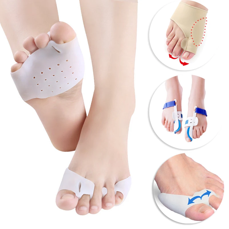 

Silicone Gel Toe Spreader Separator Orthopedic Bunion Hallux Valgus Corrector Thumb Finger Correction Straightener Foot Care