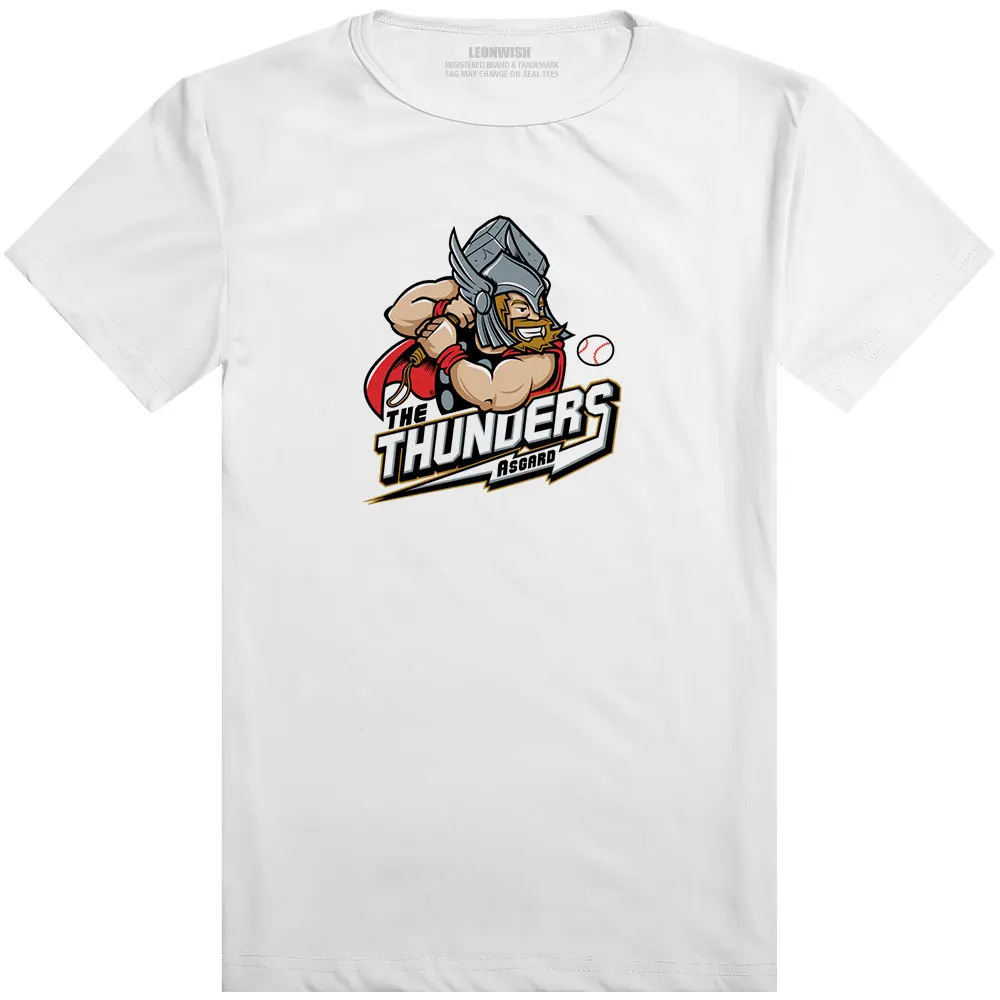 Asgard бейсбольный плеер Тор комиксы футболка со мстителем крутая модная Поп аниме