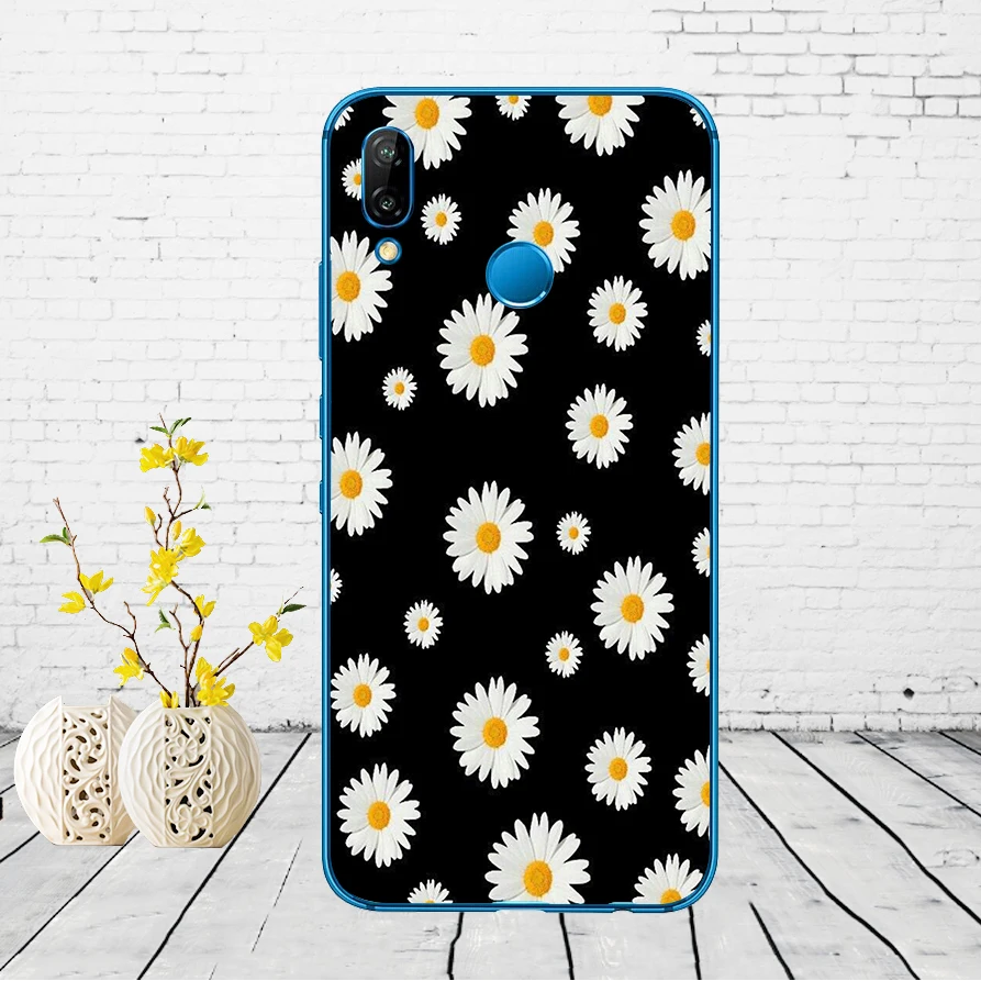 67DD Маргаритка Подсолнух цветочный цветок Мягкий силиконовый чехол для huawei P9 P10 P20 P30 Lite mate 10 20 PRO lite p smart чехол - Цвет: 8