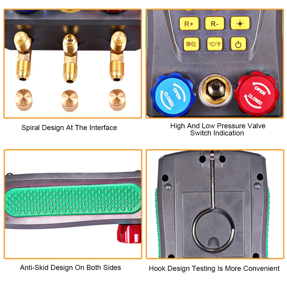 Цифровой манометр для автомобиля DY517 измеритель давления в вакууме коллекторов |