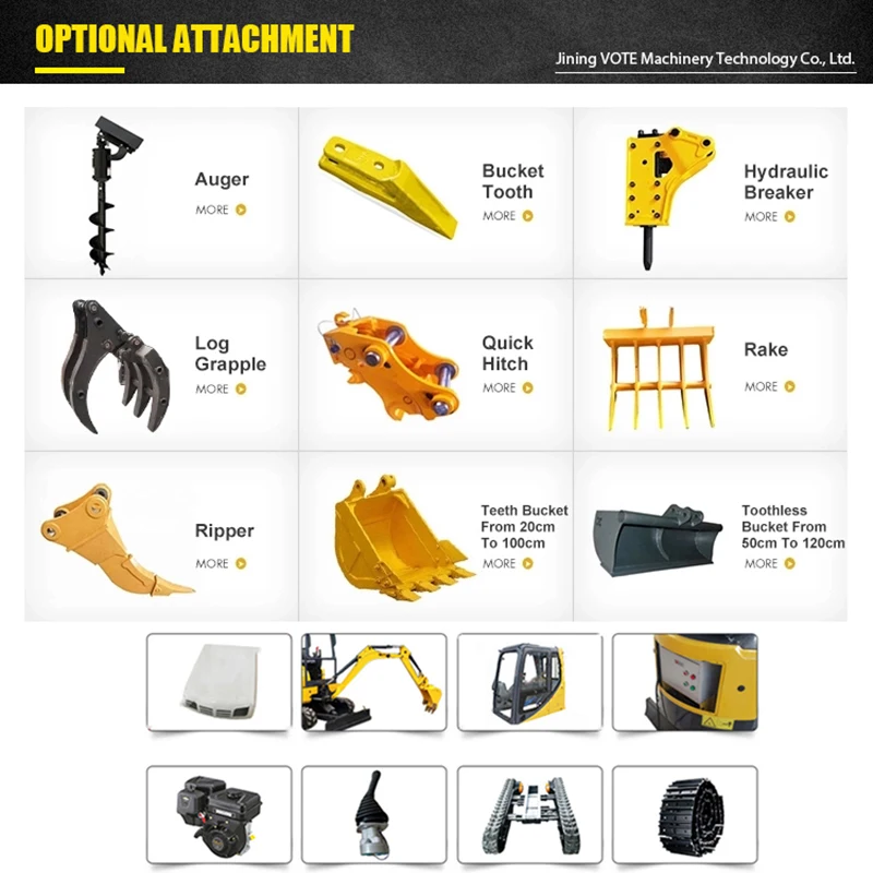 Китайский мини-экскаватор 4-Тонный многофункциональный гидравлический