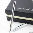 JINHAO бренд 126 Серебристые черные металлические чернильные перьевые ручки для каллиграфии, письма, офисные школьные принадлежности для студентов 1945