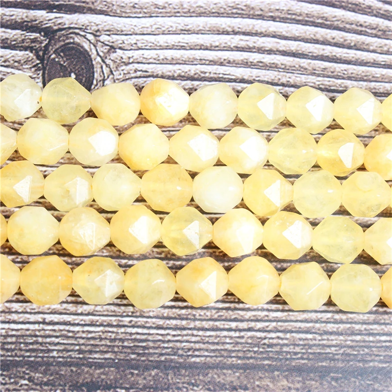 

Natural Stone Beads 8mm Carves Black Onyx Yellow Agate Loose Beads Fit For Jewelry DIY Making Bracelet Bangle Accessories Amulet