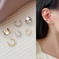 3pcs ear bone clip french non pierced temperament female simple wild personality earrings 2021 trend jewelry
