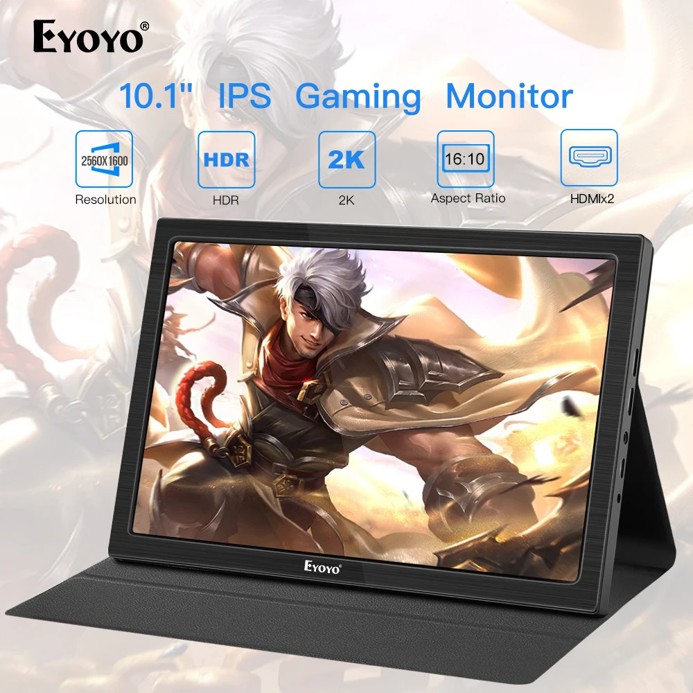 Eyoyo EM10T портативный мини HDMI игровой монитор Portatil 10 &quot2560x1600 IPS ЖК-экран дисплей для