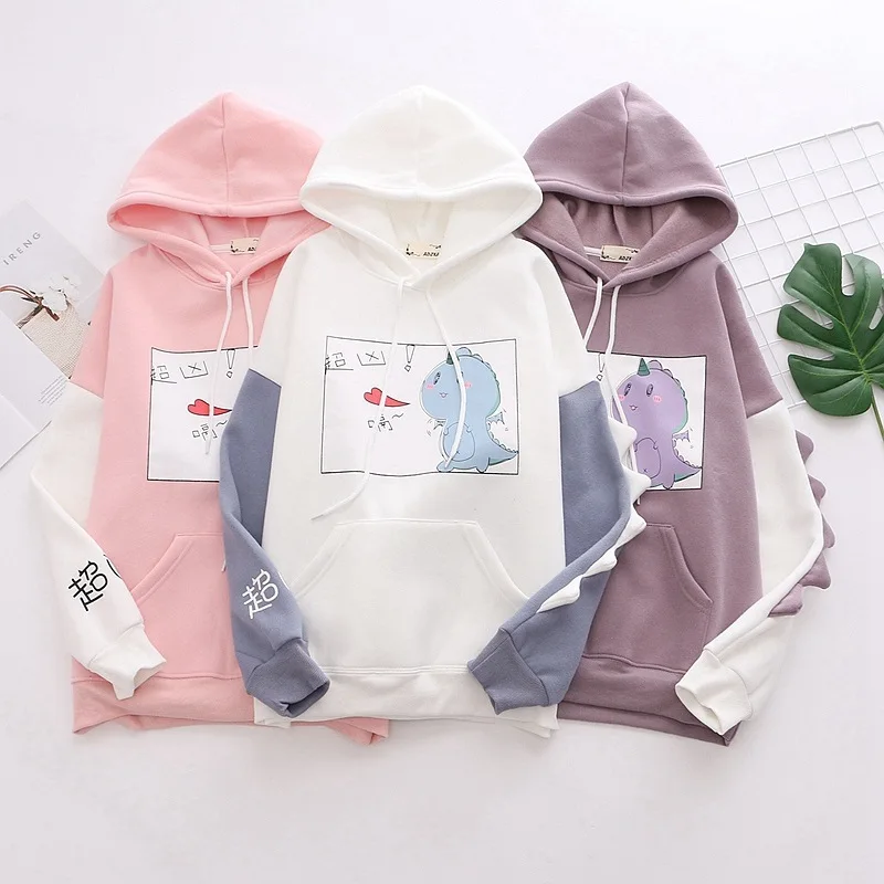 Толстовка женская с капюшоном Свитшот в стиле пэчворк утепленный худи