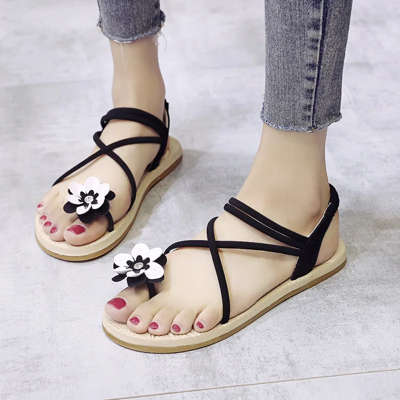 Женские босоножки сезон лето Высокий каблук Новинка 2019 года женская обувь с