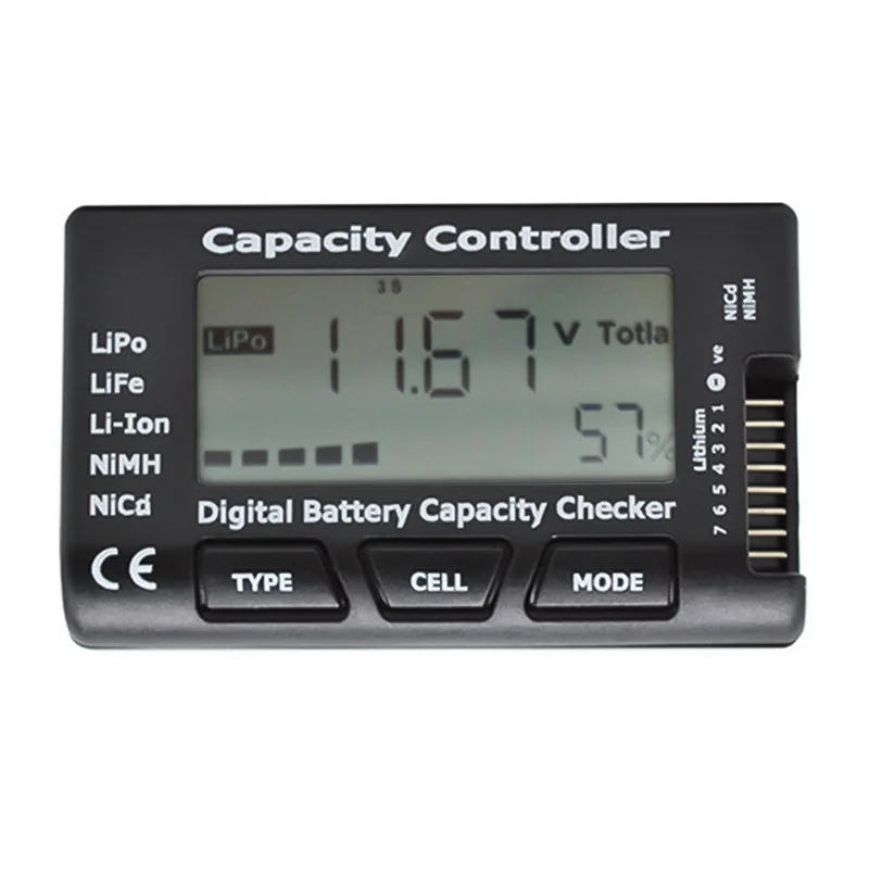 Цифровой тестер заряда батареи контроллер устройства проверки ЖК-дисплея для LiPo - Фото №1