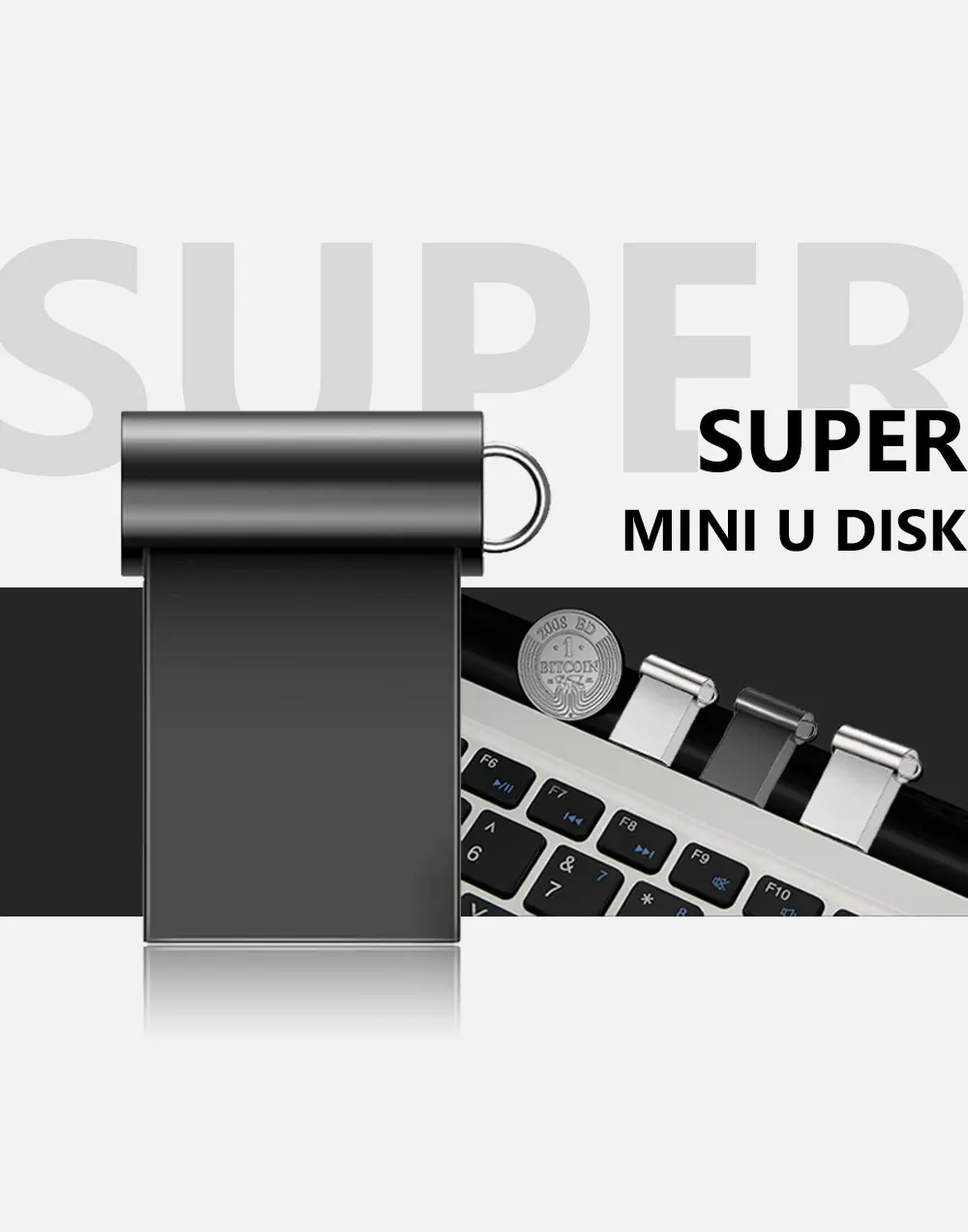Реальная емкость USB флеш-накопители 64 Гб 128 ГБ мини usb 8 ГБ 16 ГБ 32 ГБ металлическая ручка ключ usb диск флэш-карта памяти флешка