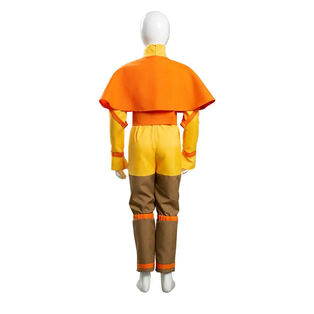 Avatar: The Last Airbender Avatar Aang Cosplay Costume Kids Children Jumpsuit Outfits Halloween Carnival Suit |