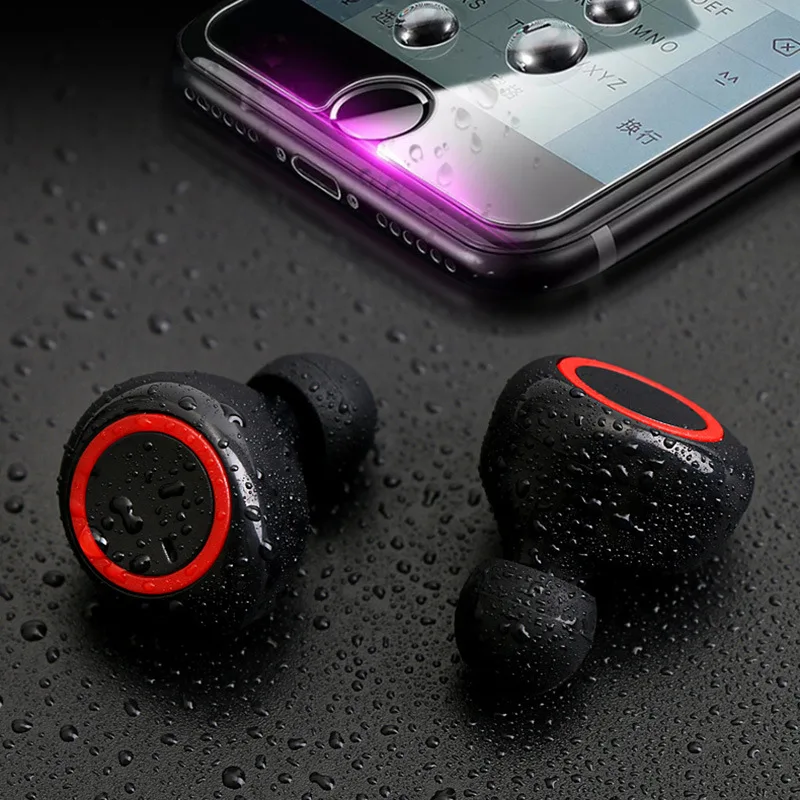 TWS беспроводные Bluetooth наушники Наушники 5 0 Басовые мини Спортивные гарнитуры с