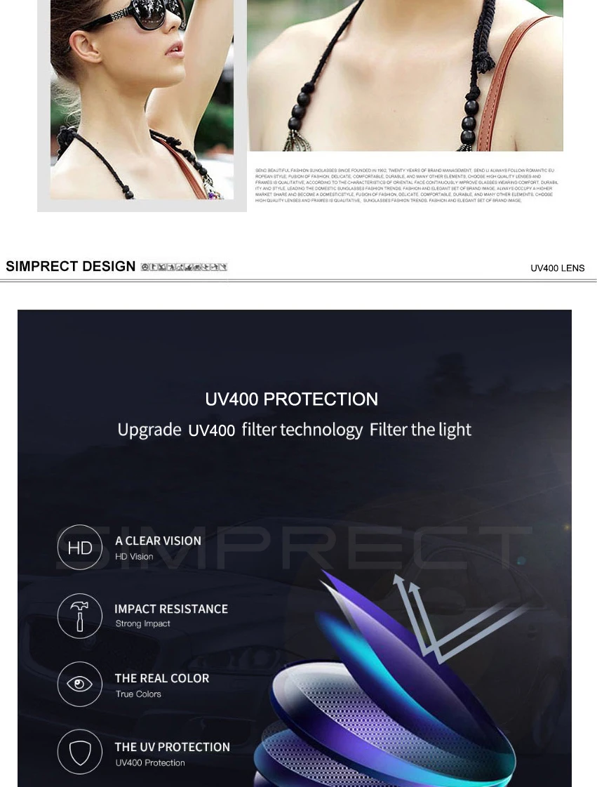 SIMPRECT, круглые женские солнцезащитные очки,, черные, негабаритные солнцезащитные очки, Ретро стиль, большие солнцезащитные очки, оттенки для женщин, Zonnebril Dames