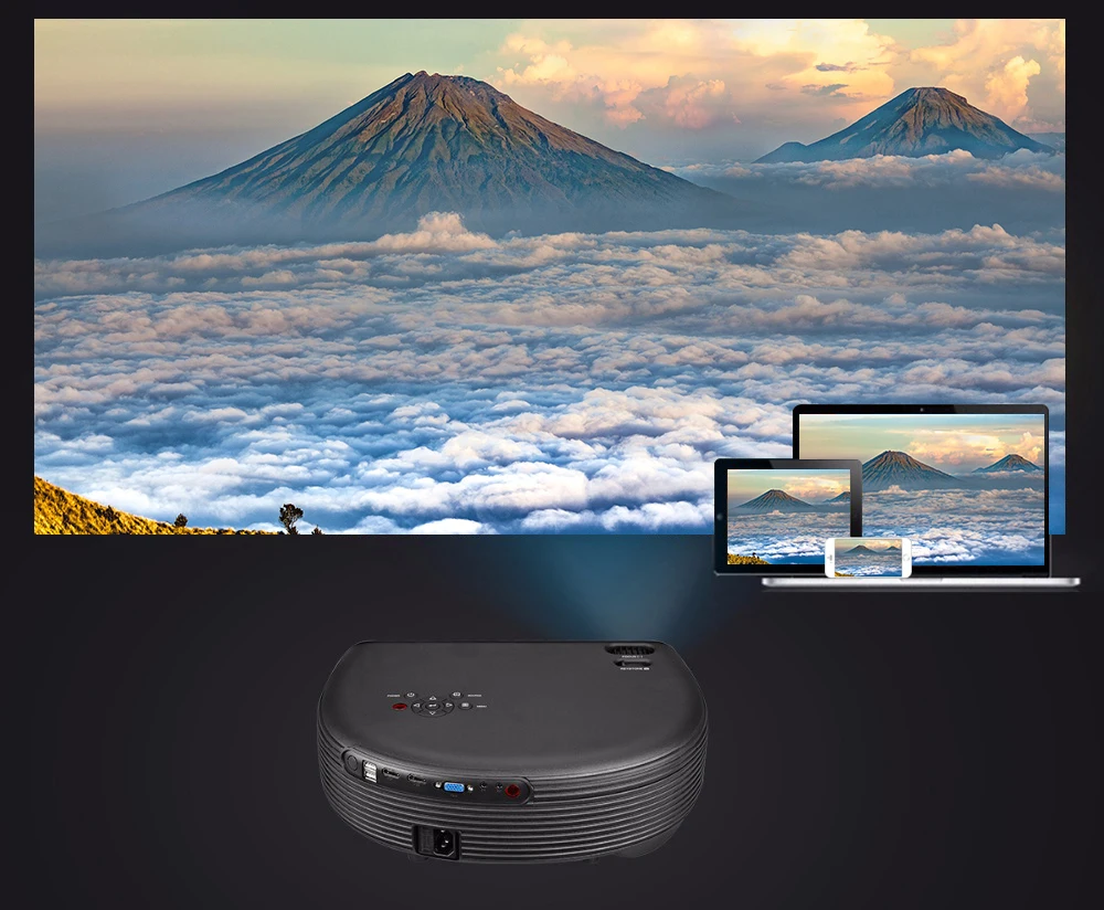 ALSTON CL760 Full HD lcd светодиодный проектор 3200 люмен 1080P Видеоигры ТВ домашний кинотеатр проектор Кино проектор SD AV USB HDMI