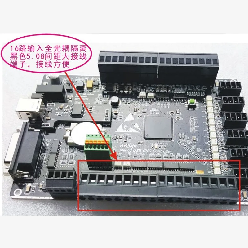 Mach3 USB CNC3/4/5/6 оси гравировальный станок токарный для Интерфейс доска motion
