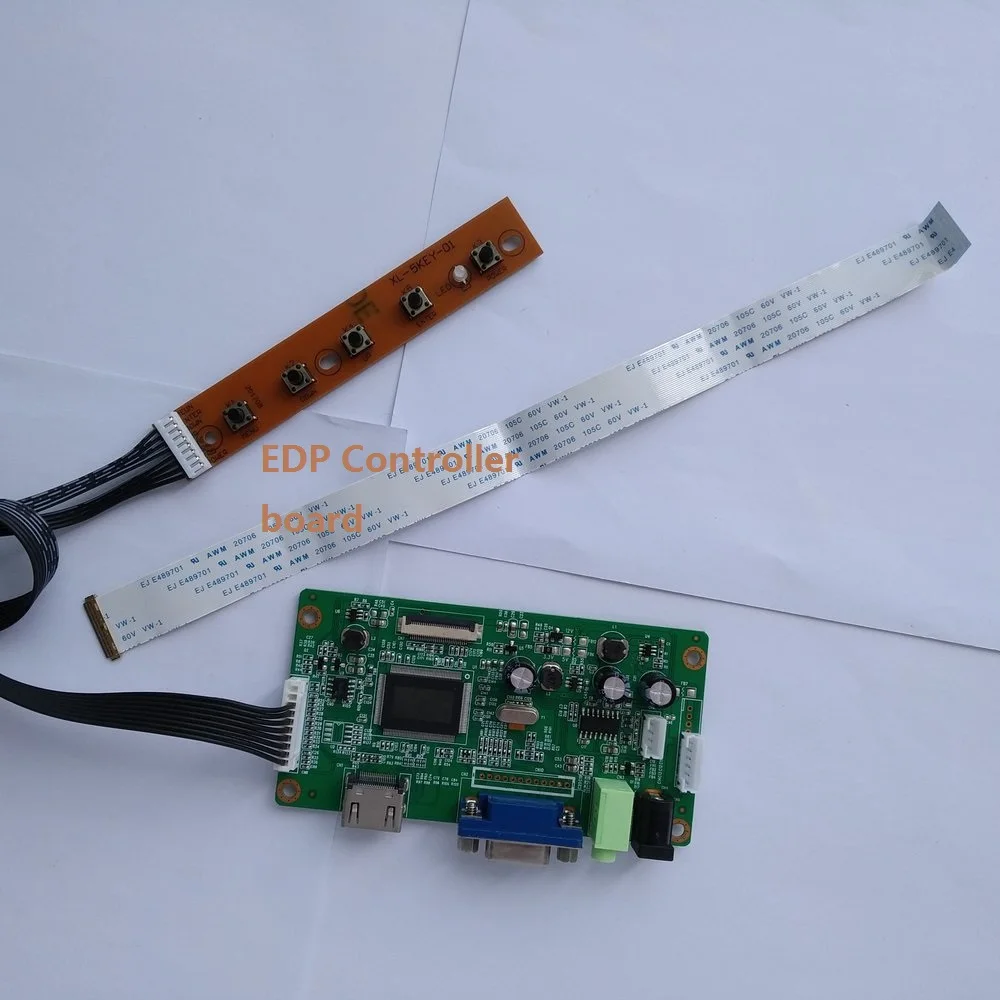 

Для B140XTN02.4 EDP 1366 × 768 ЖК-дисплей DIY светодиодный ПИД 30Pin 14 "мониторов происходит комплект видеонаблюдения DVR VGA плата контроллера ЖК экран дисплей
