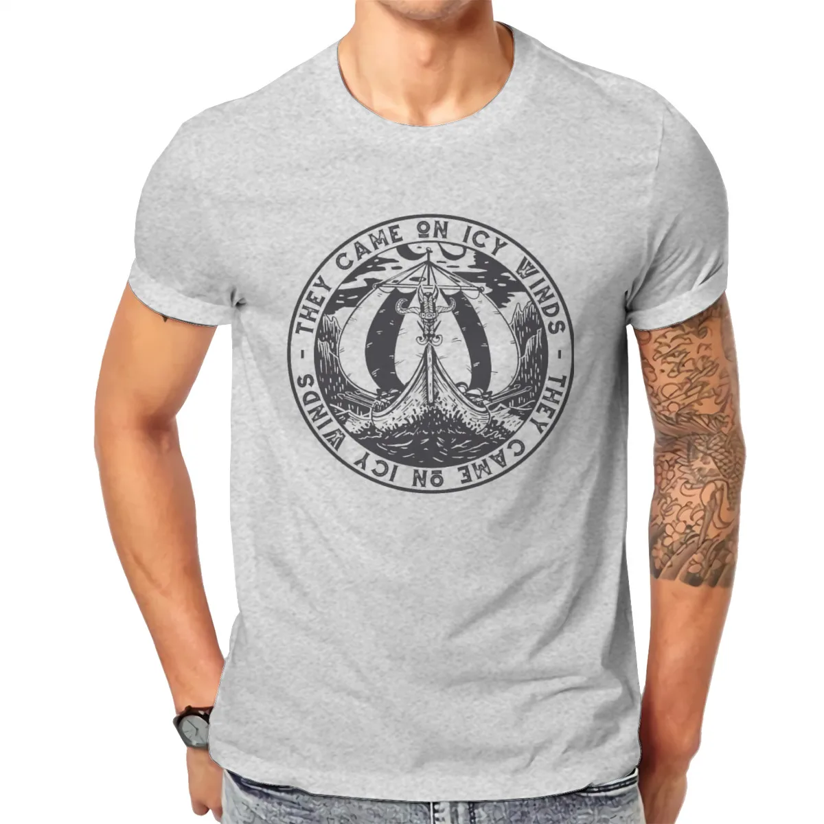 

Viking Vikings Men's short-sleeved t-shirt Funny R339 Top tee USA Size