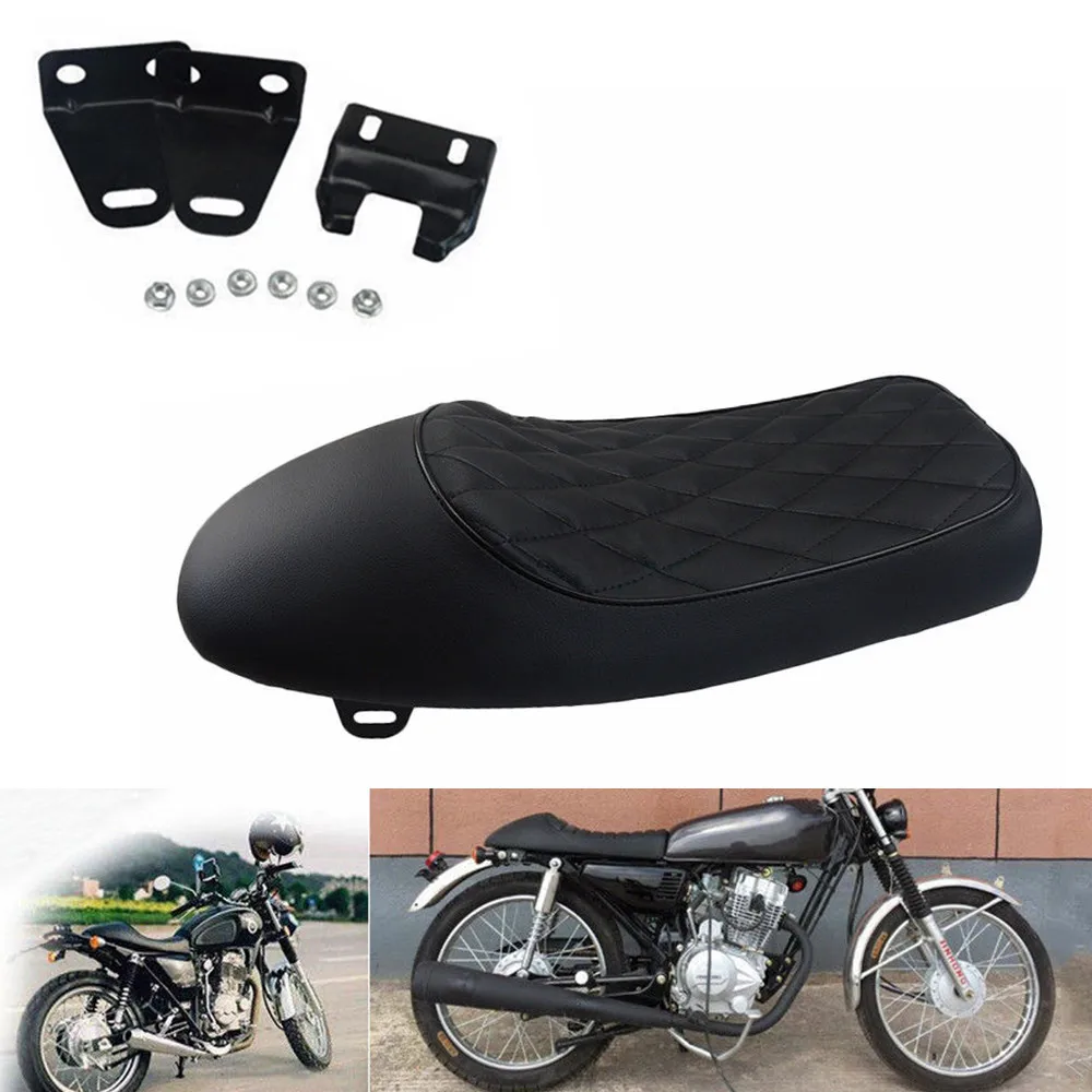 Универсальное черное сиденье Hump Cafe Racer для Yamaha XJ750 XS400 XT225 SR500 RD400 60| |