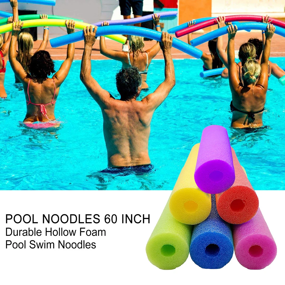 

1 PC hollow Flexible Swimming Swim Pool Water Float Aid Woggle Noodles Useful for Adult and Children Over 5 Years Old