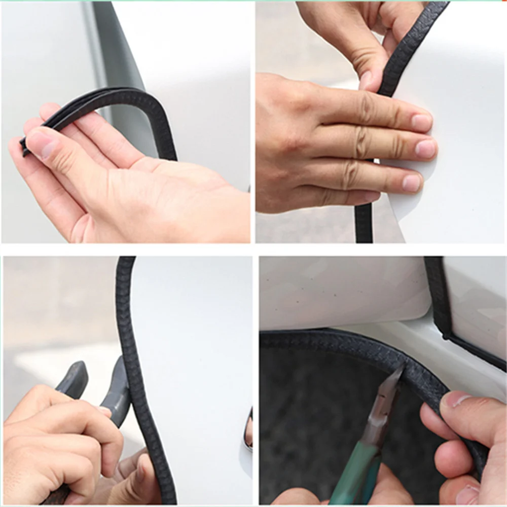 1M Built-in Steel Car Door Strip for insignia vw golf 4 ford focus 3 mondeo mk3 h7 opel zafira b alfa romeo 159 w5w |